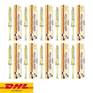 10x PWP Hylu Collagen Sericin Serum Essence Reduce Wrinkles Anti-aging Gold 10ml - Picture 1 of 13