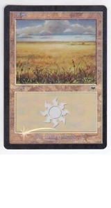 MTG JAPANESE FOIL ONSLAUGHT PLAINS NM/M MAGIC THE GATHERING BASIC LAND #332 - Picture 1 of 6