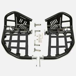 Nerf Bars Pro Peg Fit Honda Sportrax 400 TRX 400EX 400X Black Bars Black Nets - Picture 1 of 17