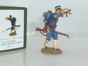 TEAM MINIATURES RJWJ6002 JAPANESE ARMY INFANTRY SOLDIER TRUMPETER MARCHING - Imagen 1 de 2