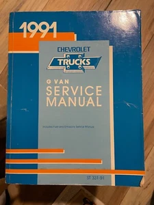 Chevrolet Truck 1992 concesionario manual de taller furgoneta G tamaño completo reparación - Imagen 1 de 2