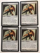 4x Bonesplitter NM MTG Mirrodin Magic x4 Playset