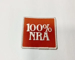 100 % NRA National Rifle Association Iron-on Patch - Picture 1 of 4