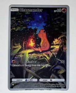 Charmander Pocket Full Art - Pokémon Card Collectable Gift - Picture 1 of 3