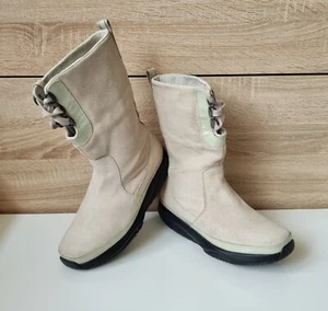 MBT Wia High Moonstruck botas botas de invierno botas de invierno beige talla 6 = 39 - Imagen 1 de 11