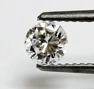 GIA lose zertifizierte runde Diamant 0,35ct SI2 D 4,55-4,66x2,73mm Vintage Natur - Bild 1 von 7