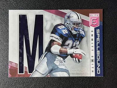 Panini Donruss Elite Spellbound 2019 Emmitt Smith letra “M” rosa #SP-30 Foto 1 de 2