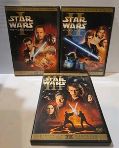 Star Wars 1: Phantom Menace 2: Attack of the Clones 3: Revenge of the Sith DVD - Picture 1 of 8