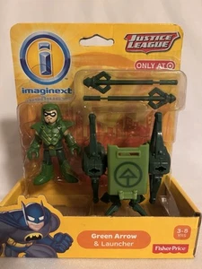 Fisher Price Imaginext Justice League GREEN ARROW & Launcher NEW Mattel 2013 - Picture 1 of 5
