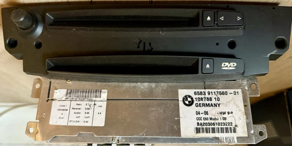 BMW CCC E60 HW 9.8 GPS DVD NAVIGATION RADIO Autoradio - Photo 1/2