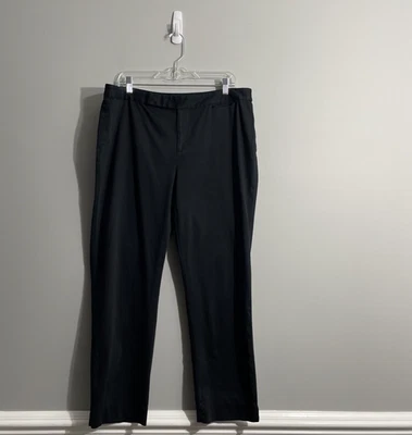 Lauren Ralph Lauren Women’s Black Cameron Pants Size 16W – Classic Fit Trousers - Image 1 of 4