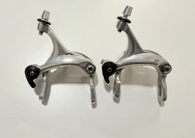 Juego de pinzas de freno para bicicleta de carretera Promax RC-462 de aleación de doble pivote plateado Foto 1 de 4