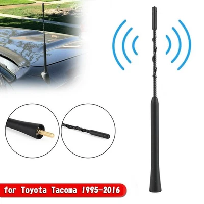 11" Noir Antenne Mât AM/FM Pour Toyota Tacoma 1995-2016 FR - Photo 1/4