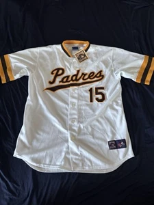 1977 San Diego Padres Cooperstown Collection Game Jersey XL Mike Ivie #15 NEW - Picture 1 of 16