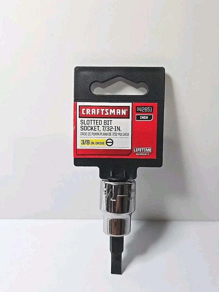 Craftsman 42651 3/8" Drive Hex Bit Socket 7/32" GK Series USA - Image 1 of 2