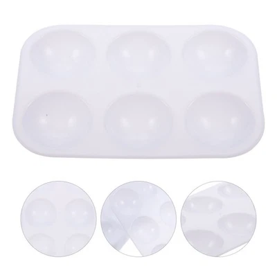  12pcs Plastic Paint Color Palettes Painting Pallet Trays Plastic Water Color - Image 1 of 4