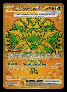 Pokémon Karte Teal Mask Ogerpon ex 177/131 Prismatic Evolutions - Bild 1 von 2