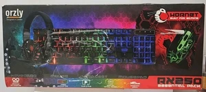 Orzly Hornet RX250 Essential Gaming Kit Keyboard Headset Mouse & Pad, Sealed - Picture 1 of 1