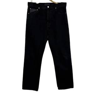 HELMUT LANG Straight Leg Jeans Schwarz Größe 34 Made In USA - Bild 1 von 16