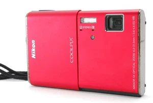 Nikon Coolpix S80 Red HD Digital Camera OLED Monitor Touchscreen - Picture 1 of 6