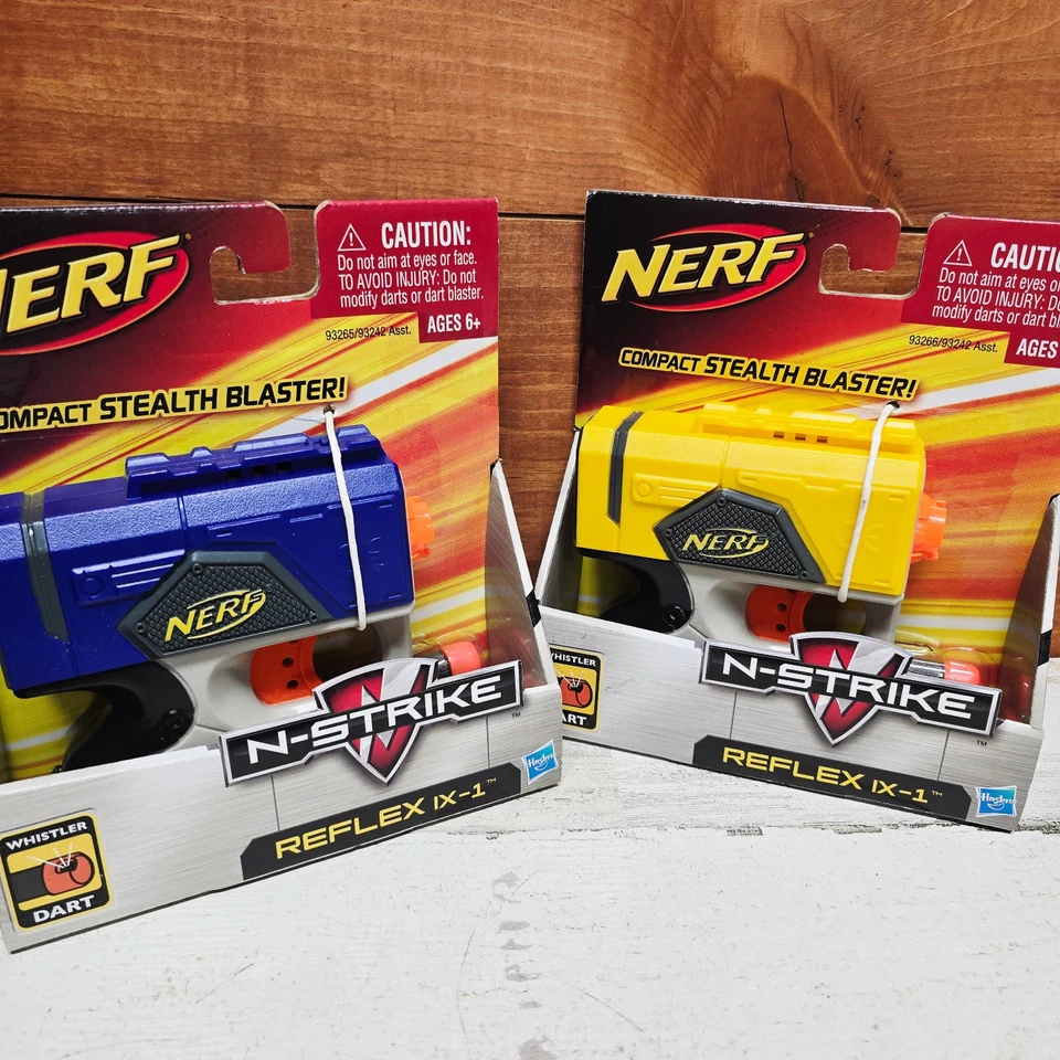 NERF N-Strike REFLEX-IX-1 Compact Stealth Blaster Gun With Whistler Darts NIB - Image 1 of 1