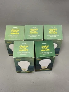 5- Superior Life 40 Watt 5000 Hour Medium Base Incadescent Lightbulbs 130v - Picture 1 of 2