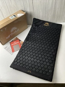 ShaktiMat Premium Acupressure Mat, 2.0 Intensity in Shakti Black OPEN BOX - Picture 1 of 11