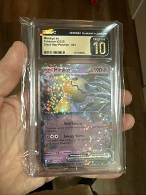 Mimikyu ex 004 Sv: Scarlet & Violet Promo Cards Holo pristine cgc 10 - Image 1 of 3