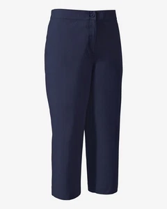 Fitigue Damen-Caprihose Komfort Taille gerades Bein, tiefmarineblau, Größe 10 NEU - Bild 1 von 10