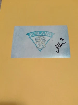 Aleksander Barkov Signed Finland 4x6 Photo Florida Panthers Stanley Cup Champion - Изображение 1 из 3