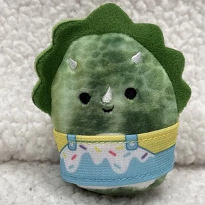 2" Tristian Triceratops Squishville Micromallow Squishmallow Plush Mini Series 3 - Picture 1 of 4