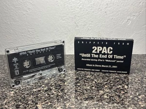 2001  2Pac/Tupac - Until The End Of Time Snippet Cassette Vintage - Picture 1 of 3