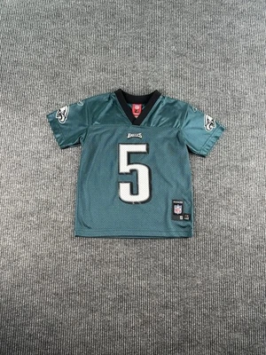 Philadelphia Eagles McNabb 5 Reebok Juvenil Pequeña Camiseta Verde NFL Fútbol Camisa Foto 1 de 4