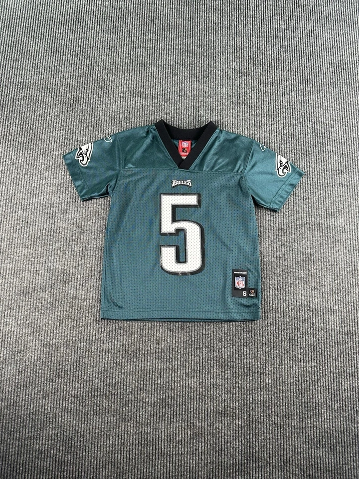 Philadelphia Eagles McNabb 5 Reebok Juvenil Pequeña Camiseta Verde NFL Fútbol Camisa Foto 1 de 4