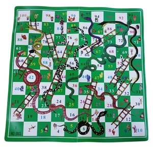 Snakes & Ladders Board Game (34 cm × 34 cm) | Classic Family & Kids Game | Fun - Picture 1 of 5