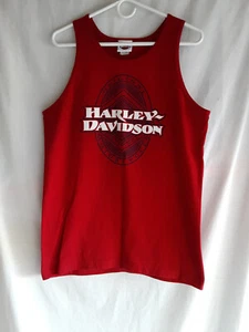 Camiseta sin mangas Harley Davidson para hombre talla mediana Columbus Indiana - Imagen 1 de 6