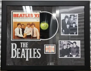 ULTRA RARE The Beatles Signed LP by the Legends BEATLES VI Album Framed with COA - Picture 1 of 13