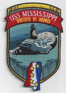 USS Mississippi SSN 782 - 3 7/8 inch BCP# c7167 Submarine Patch - Picture 1 of 1