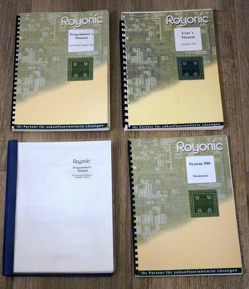 4-Royonic Manuals                                   **Rare Find** - Image 1 of 1