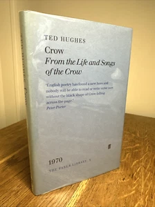 Crow by Ted Hughes 1995 UK Faber Library Ed HB 1st - Vintage - Picture 1 of 9