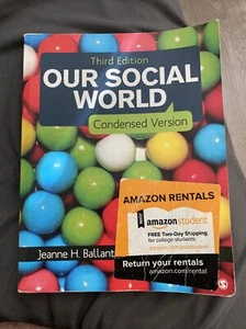 Third Edition Our Social World Condensed Version - Bild 1 von 4