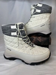 Sz 9 Women’s Winter Boots Hiking Insulated Lace Up Snow Lightweight Fleece Lined - Picture 1 of 10