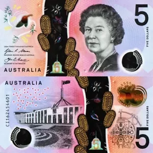 AUSTRALIA - 5 Dollars 2016 Polymer FDS - UNC - Picture 1 of 1