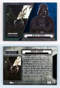 Darth Vader #8 Star Wars Evolution 2016 Topps Blue Parallel Card - Picture 1 of 1