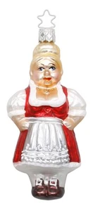 Adorno de Navidad alemán Inge Glas Bavaria Lady Marie 68554 NUEVO con caja de regalo gratuita - Imagen 1 de 1