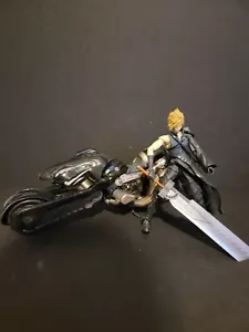 Final Fantasy VII Advent Children Play Arts Kai Cloud Strife with Fenrir B15 - Picture 1 of 7