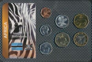 Botswana Fleur de coin (FDC) Séries de monnaies de 1991 5 T (9764221