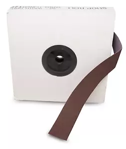 1-1/2 Zoll x 150 Fuß Shop Rolle - wählen Sie Ihre Körnung - Aluminiumoxid Schleifpapiertuch - Bild 1 von 3