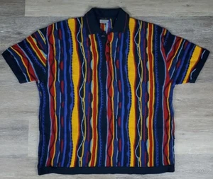 Vintage 90s COOGI SWEATER XXL short sleeve Authentic - Picture 1 of 13