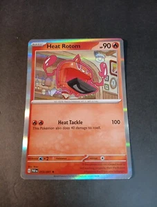 Pokemon Paldean Fates Heat Rotom Holo Rare Card 013/091 NM - Picture 1 of 1